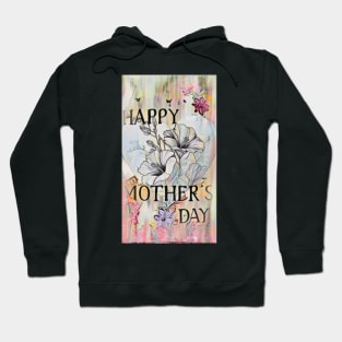 Mothers day Card, flower design art print Hoodie